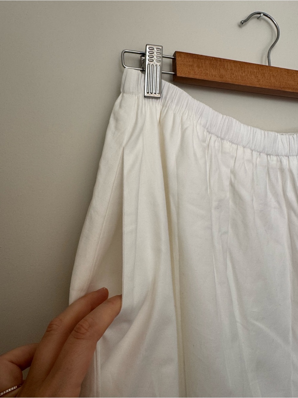 CAARA Astrid Organic Cotton Maxi Skirt White M - Picture 4 of 12